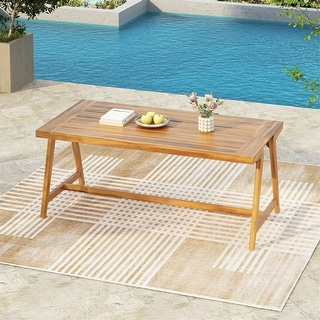 Outside Table Base Rectangle Outdoor Rectangular Dining Table - Bed Bath & Beyond - 41434356