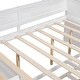 preview thumbnail 11 of 9, White Full Size Daybed with Drawers and Shelves Storage Bed Frame