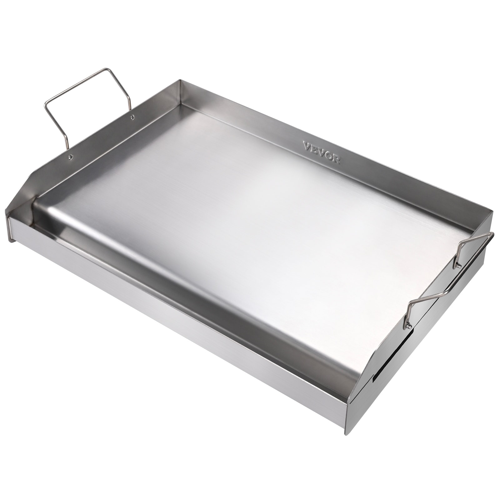 Stainless Steel Flat Comal Griddle Pan Cookware 16 inch