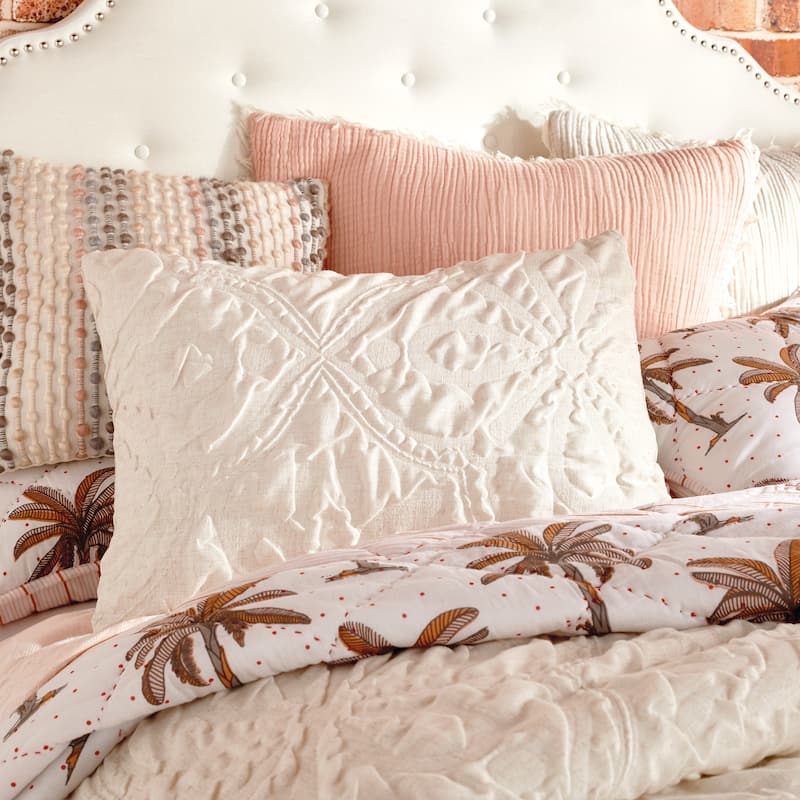 Porch & Den Roan Microsculpt 3-piece Comforter Set