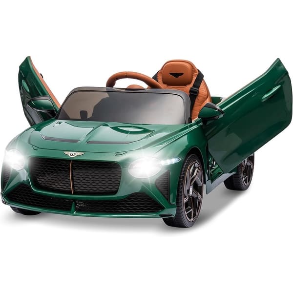 slide 2 of 24, 12V Kids Ride On Car, with Parent Remote Control Green