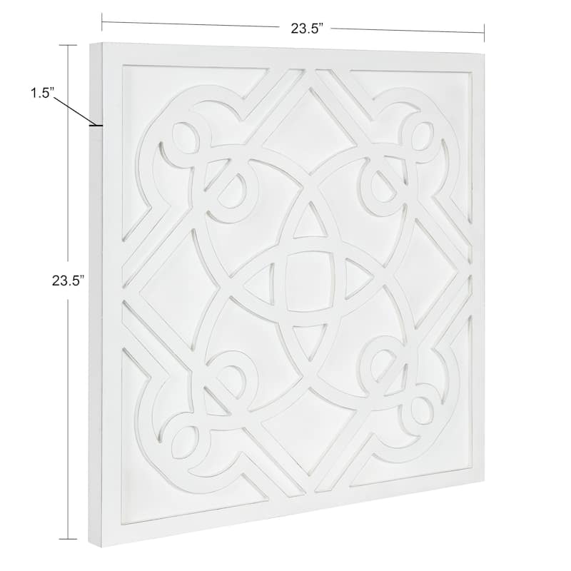 Kate and Laurel Mercador Wall Art Plaque