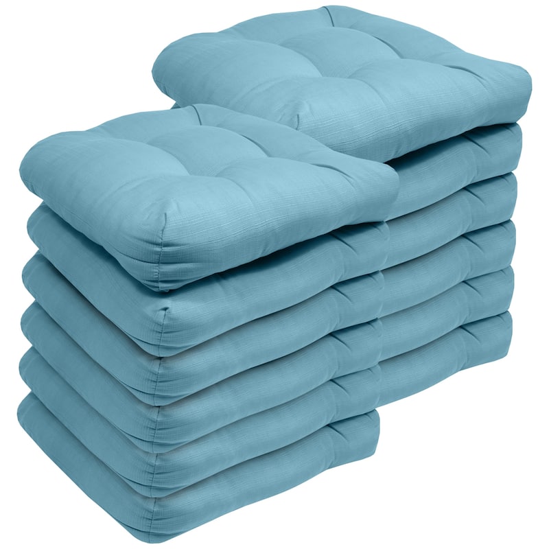 Indoor-Outdoor Reversible Patio Seat Cushion