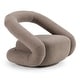 preview thumbnail 1 of 6, Divani Casa Tony Modern Brown Fabric Swivel Accent Chair