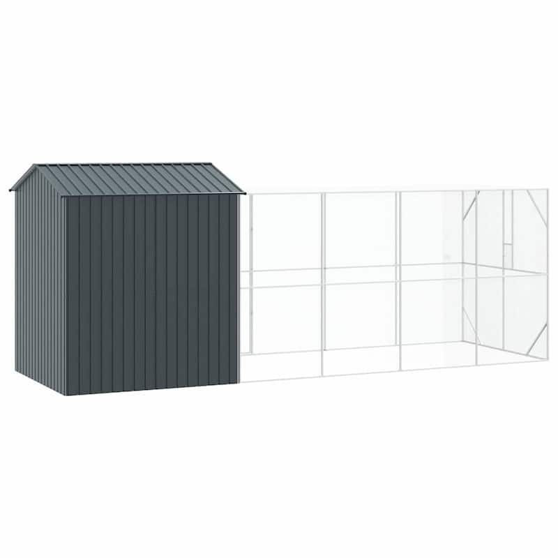 vidaXL Bird Cage Anthracite Galvanized steel