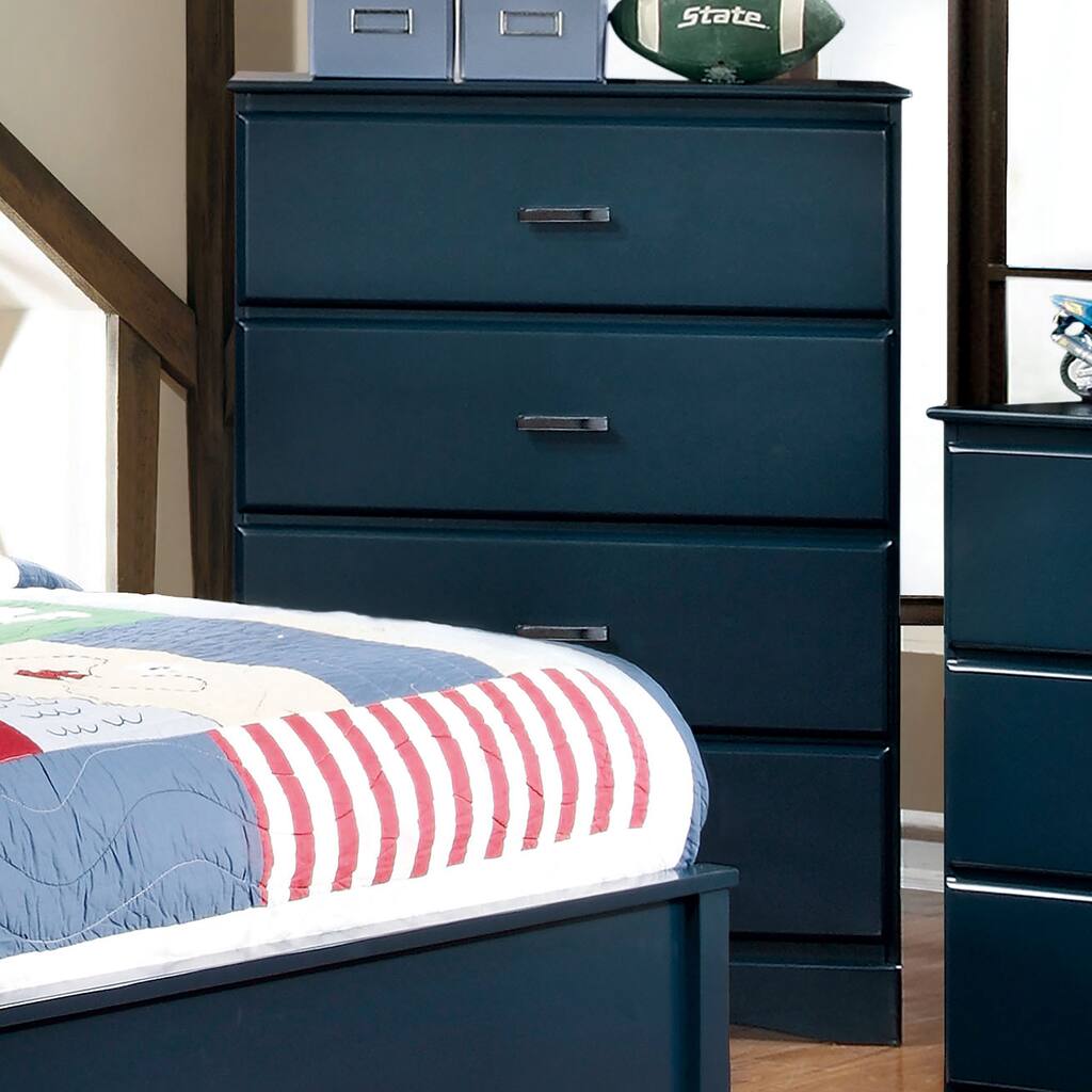 Pice Modern Solid Wood 4-Drawer Youth Chest by Furniture of America