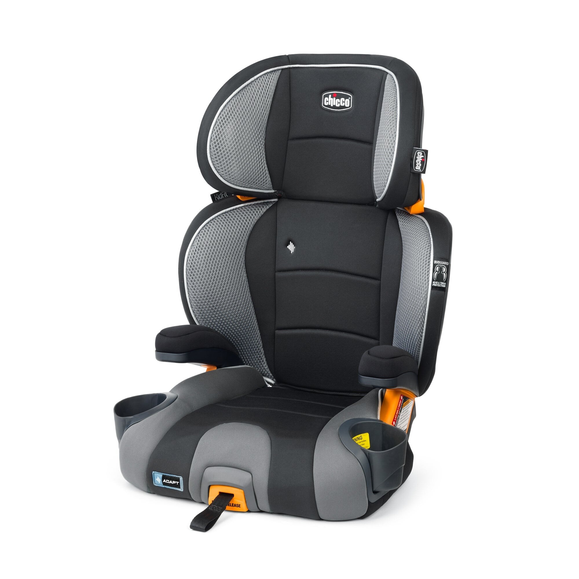 Chicco KidFit Adapt Plus 2-in-1 Belt Positioning Booster Car Seat, Ember
