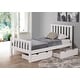 preview thumbnail 1 of 9, Alaterre Under Bed Storage Organizer Drawers, Set of 2 White