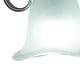preview thumbnail 8 of 6, Bella 3-Light 28.25 in. W Brushed Nickel Bathroom Vanity Lighting Fixture, White Alabaster Scalloped Glass Shade, Dimmable Wall