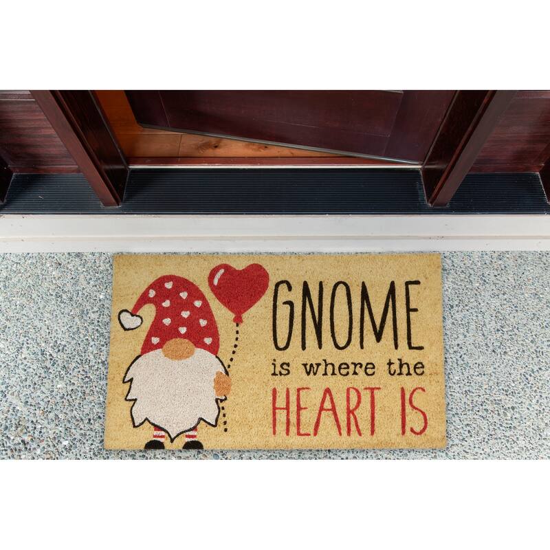 Gnome Is Where The Heart Is Doormat