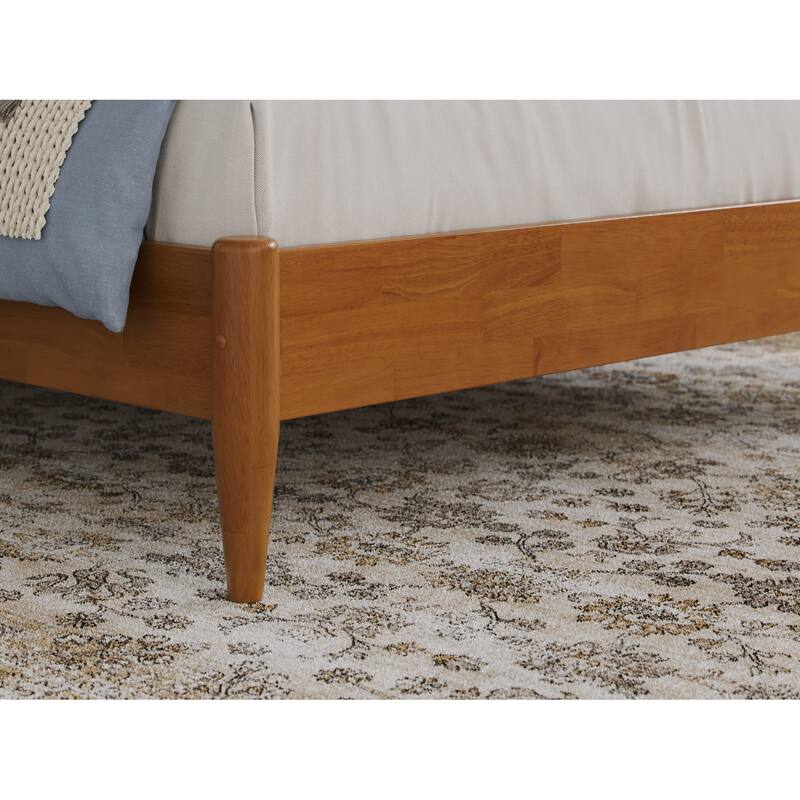 Naples Solid Wood Low Profile Platform Bed