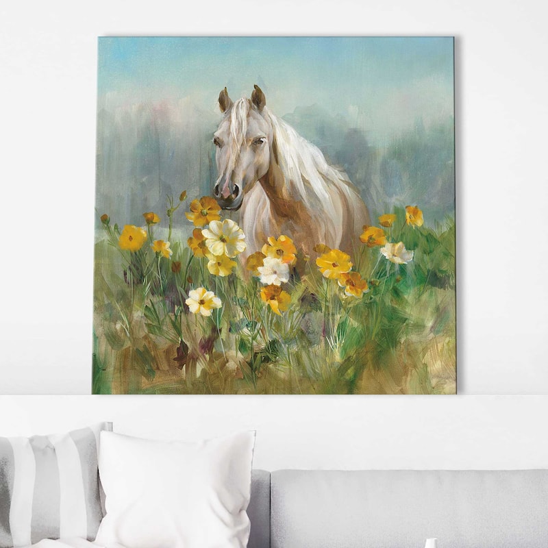 "Farm and Field II" by Danhui Nai Print on Canvas