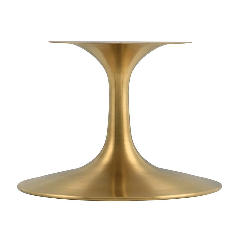 Lippa 36" Round Artificial Travertine Coffee Table