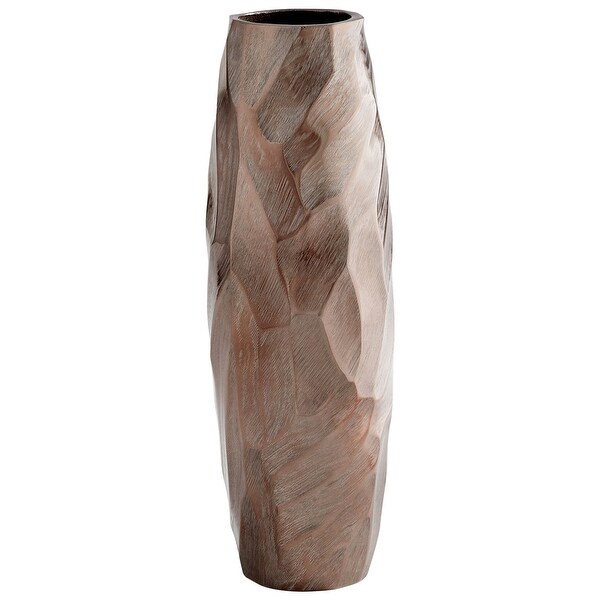Cyan Design 09811 Omega 4-1/2" Diameter Aluminum Vase - Bronze