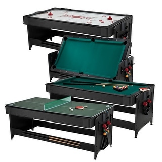 Shop Triumph 84 Inch 3 in 1 Rotating Combo  Game Table  