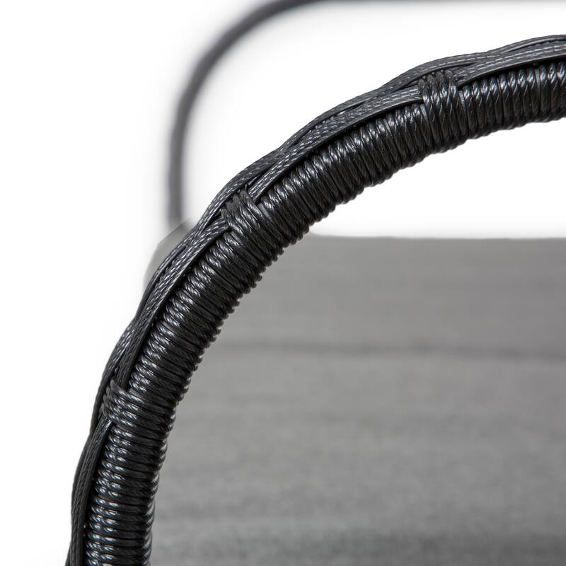 Sonoma 4 Piece Wicker all-weather Conversation Set with Cushions & Coffee Table