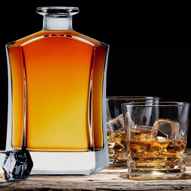Whiskey Decanter 10.5"H