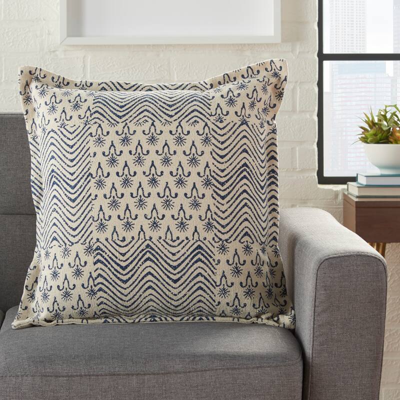 Mina Victory Lifestyle Geometric Throw Pillow