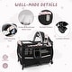 preview thumbnail 19 of 34, 4 in 1 Portable Pack and Play Baby Nursery Center with Bassinet - 41" x 28.5" x 31.5" Purple