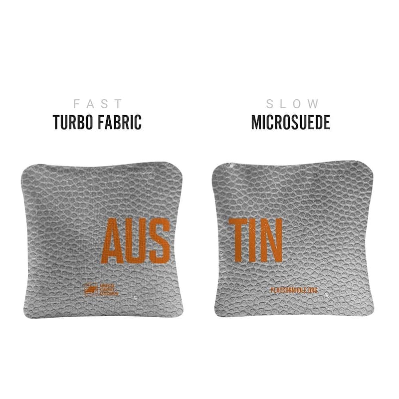 Austin Gray Dual Sided Cornhole Bags