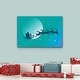 preview thumbnail 10 of 8, Moonlit Skaters-Premium Gallery Wrapped Canvas - Ready to Hang