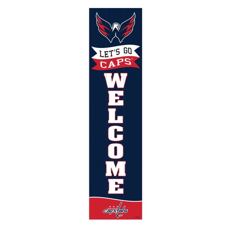 47" Porch Leaner Welcome Wall Sign, Washington Capitals