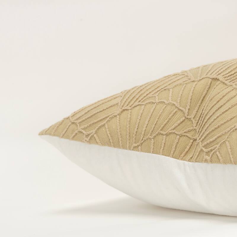 Rizzy Home Transitional Ivory Pillow Cover - 20" x 20"