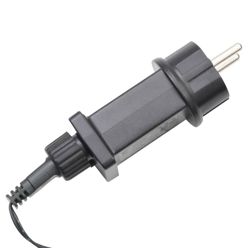 vidaXL Christmas Tree with Spike Cold White 732 LEDs 196.9 " - 16 x 5 ft