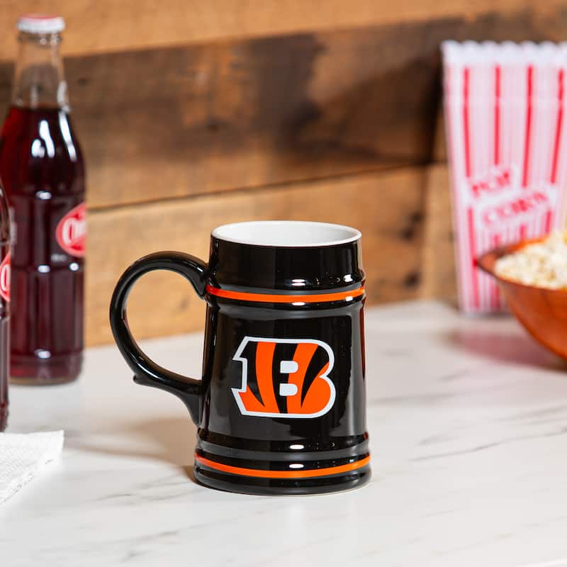 Cincinnati Bengals 24 oz Ceramic Stein Mug