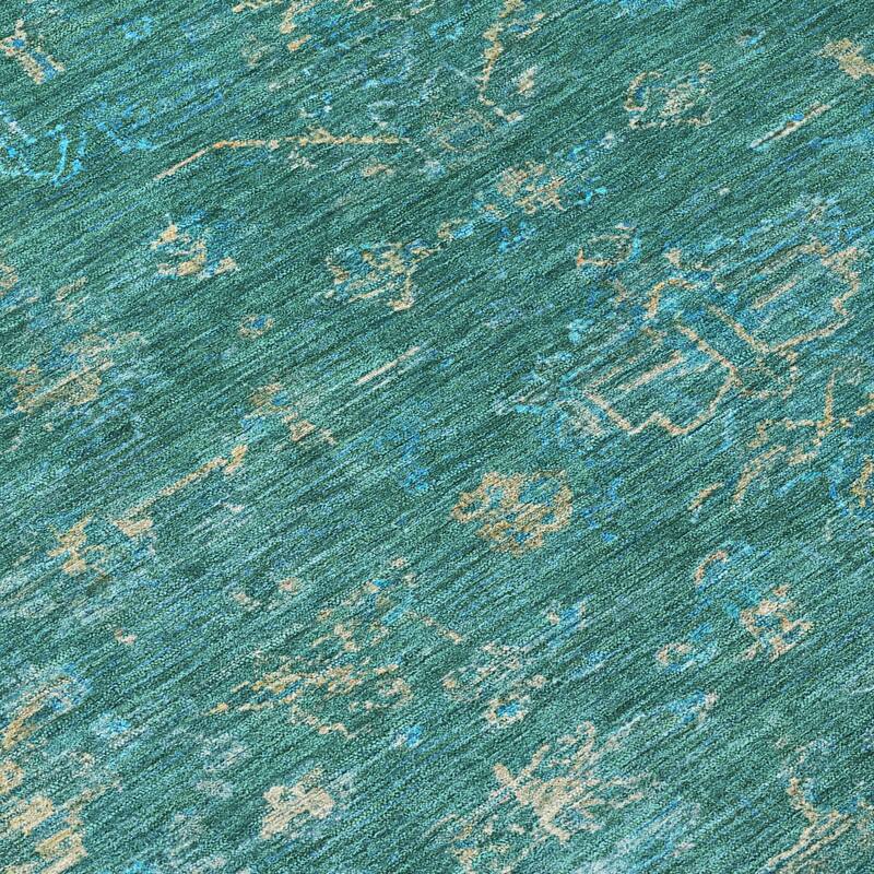 Machine Washable Indoor/ Outdoor Traditional Chelsea Chantille Rug
