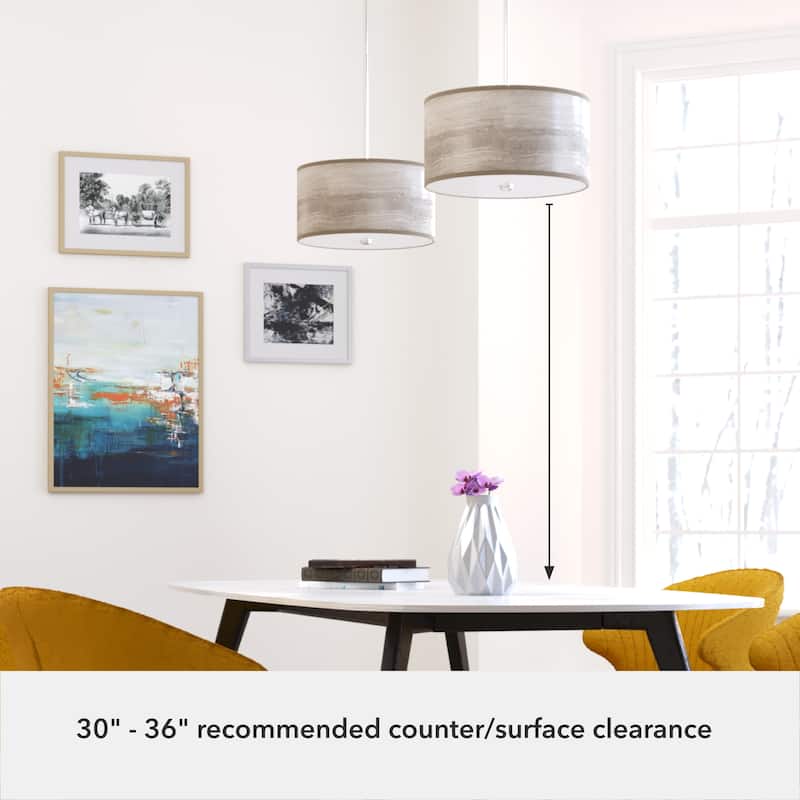 Hunter Solhaven Drum Pendant Light