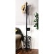 preview thumbnail 2 of 17, Black Metal Vintage Style Coat Rack with Scroll Designs