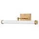 preview thumbnail 1 of 6, Hinkley Lighting 31012 Regis 25" Wide LED Accent Wall Light Heritage Brass / Gloss White