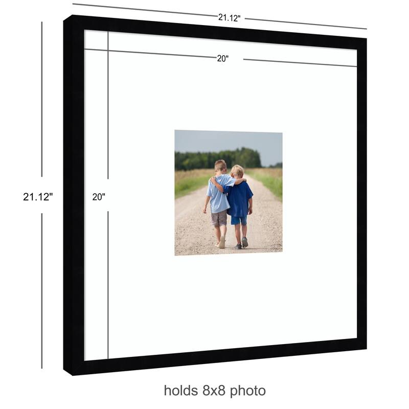 Kate and Laurel Svelte Noir Black Photo Frame