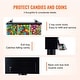 preview thumbnail 19 of 19, VEVOR Commercial Vending Machine, Triple Compartment Candy Dispenser with Iron Stand, Gumball and Candy Machine