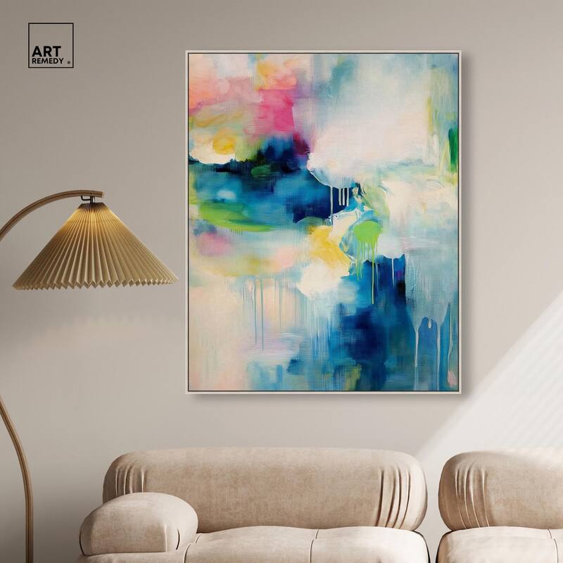 Prismatic Weeps Color III Canvas by Art Remedy