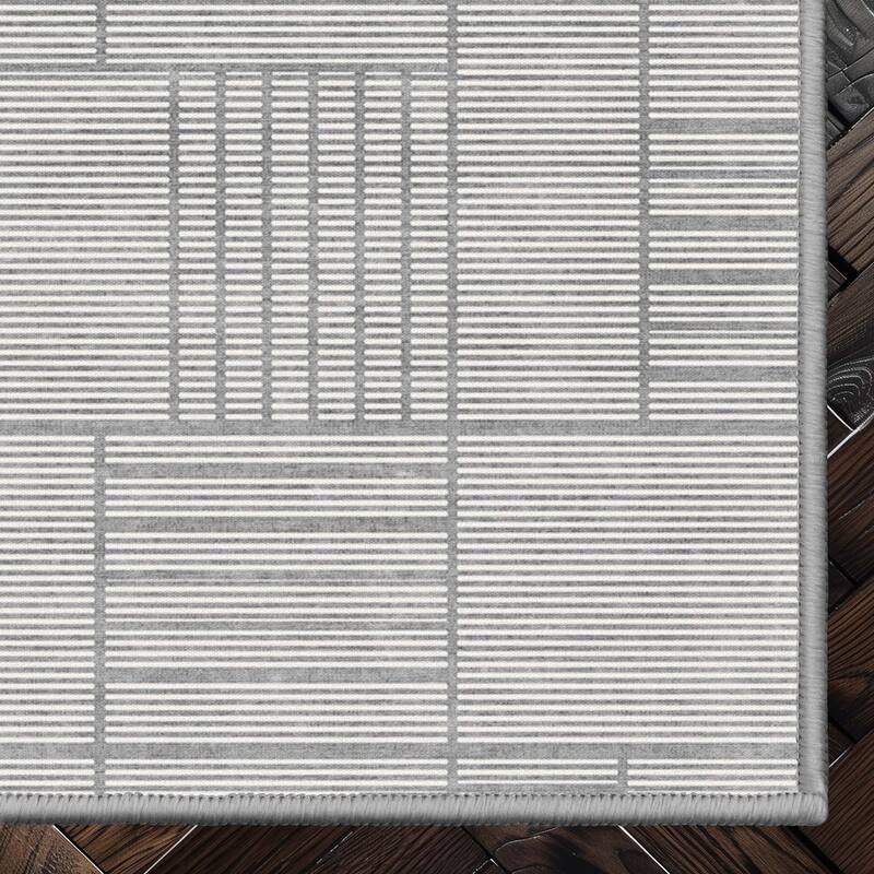 Well Woven Apollo Elemental Clay Modern Abstract Low Pile Area Rug