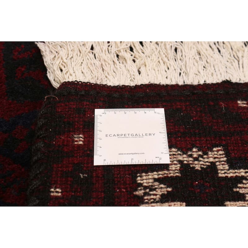 ECARPETGALLERY Hand-knotted Melis Red Wool Rug - 7'1 x 10'1