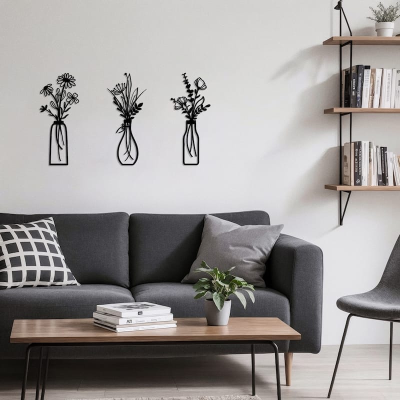 Metal Wall Decor Set (Set of 3)