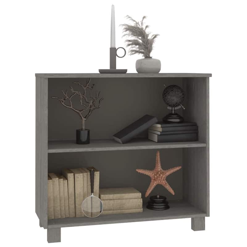 vidaXL Sideboard Storage Kitchen Cabinet for Hallway HAMAR Solid Wood Pine - 33.5"x13.8"x31.5"