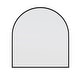 preview thumbnail 3 of 30, Glass Warehouse Arched Stainless Steel Framed Wall Mirror