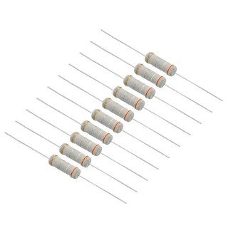 Sourcing Map 20Pcs 3W 3Watt Fil Axial Résistance Film Oxyde Métal 39 Ohms Tolérance ±5