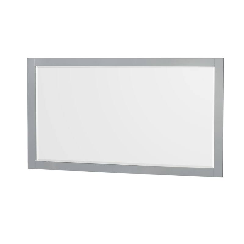 Sheffield Bathroom Vanity Set, Cultured Top, 58-Inch Mirror