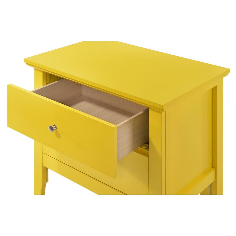 Primo 2-Drawer Nightstand (24 in. H x 19 in. W x 15.5 in. D)