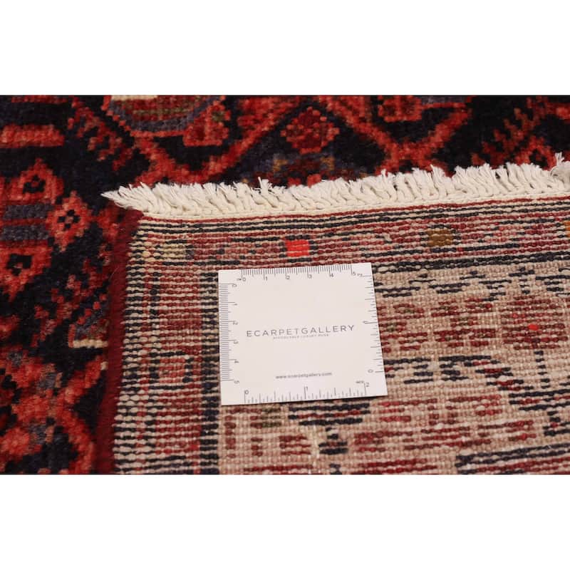 ECARPETGALLERY Hand-knotted Andelz Navy Wool Rug - 3'7 x 13'2