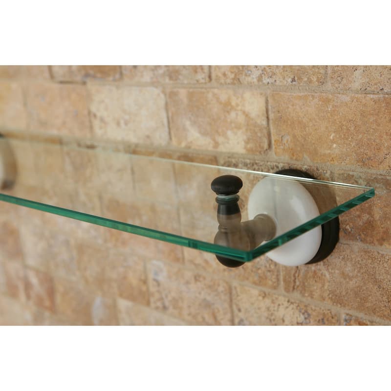 Kingston Brass Victorian Glass Shelf
