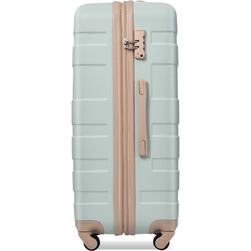 Luggage Sets New Model Expandable ABS Hardshell 3pcs Clearance Luggage Hardside Lightweight Durable Suitcase sets - Green