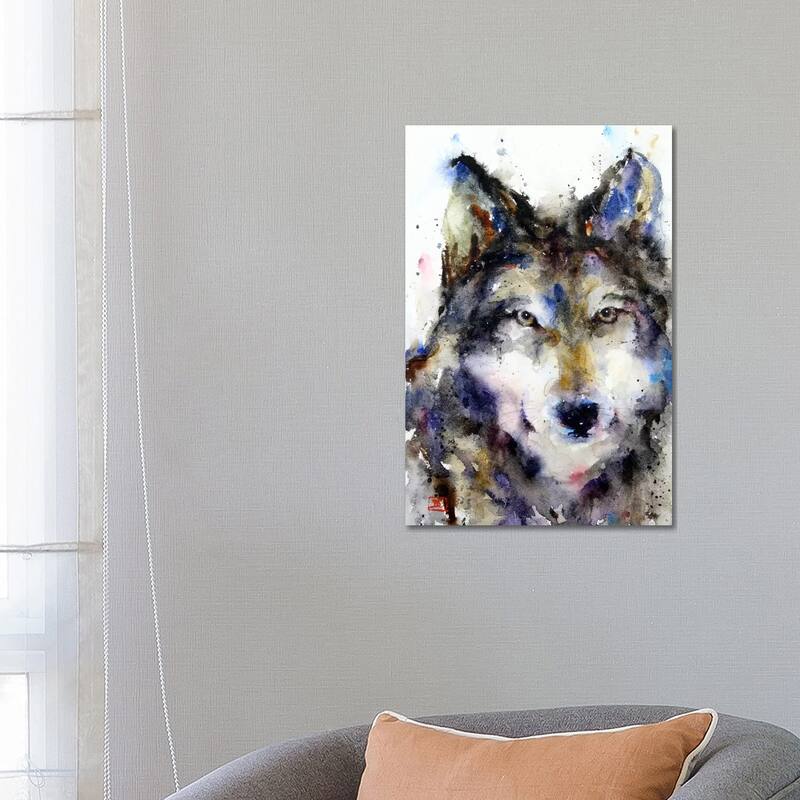iCanvas "Wolf II" by Dean Crouser Canvas Print - 26x18x1.5