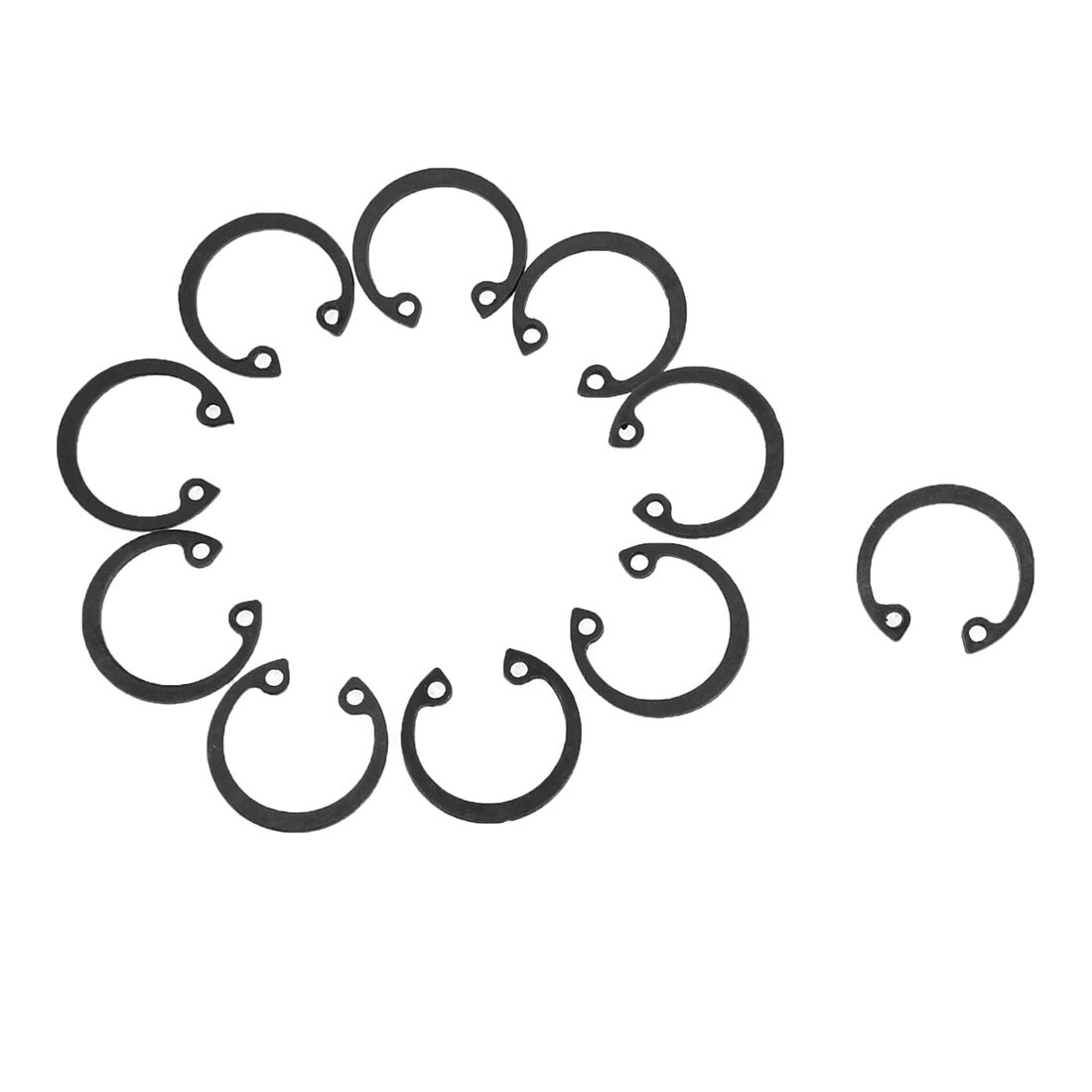 Shop Unique Bargains 10 Pcs 15mm Inner Dia Internal Circlip Ring