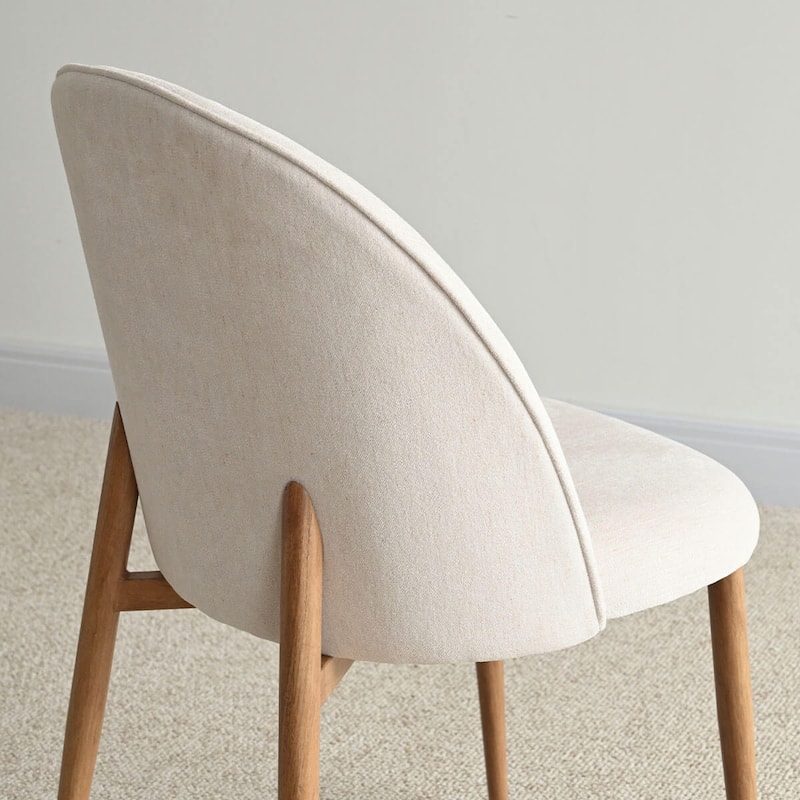 Upholstered Back Chenille Dining Chair (Set of 4)